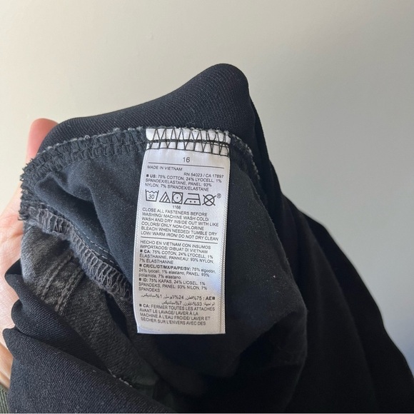 Old Navy Maternity Full Panel Slouchy Straight Distressed Gray Jeans 16 - Picture 3 of 11